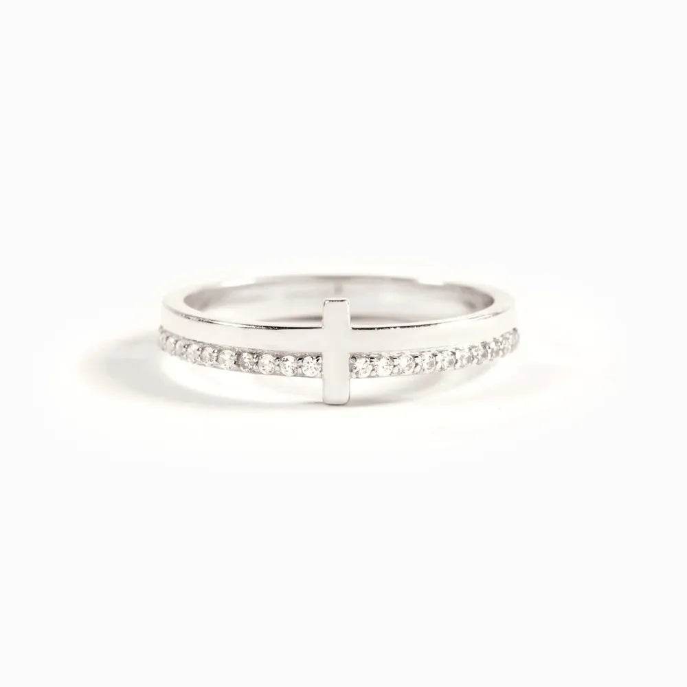 ✝️ 925 Sterling Silver Cross Ring by Silver Vogue ✝️ - Patelcreations