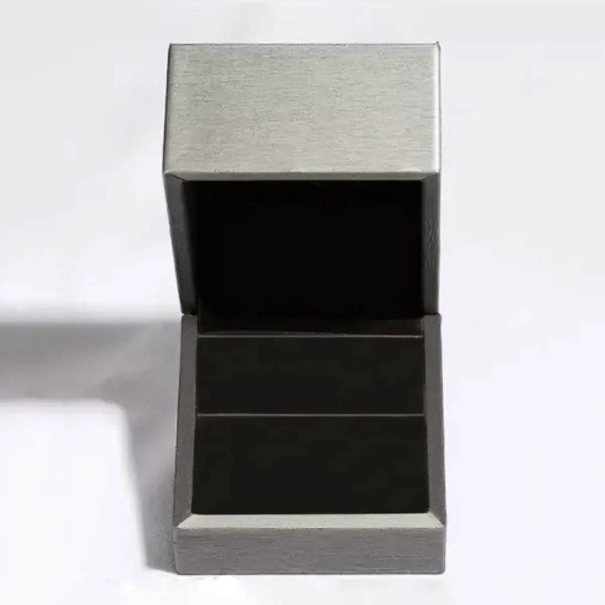 3 Carat Red Moissanite 925 Sterling Silver Ring - Emerald Cut Three-Stone Design - Patelcreations