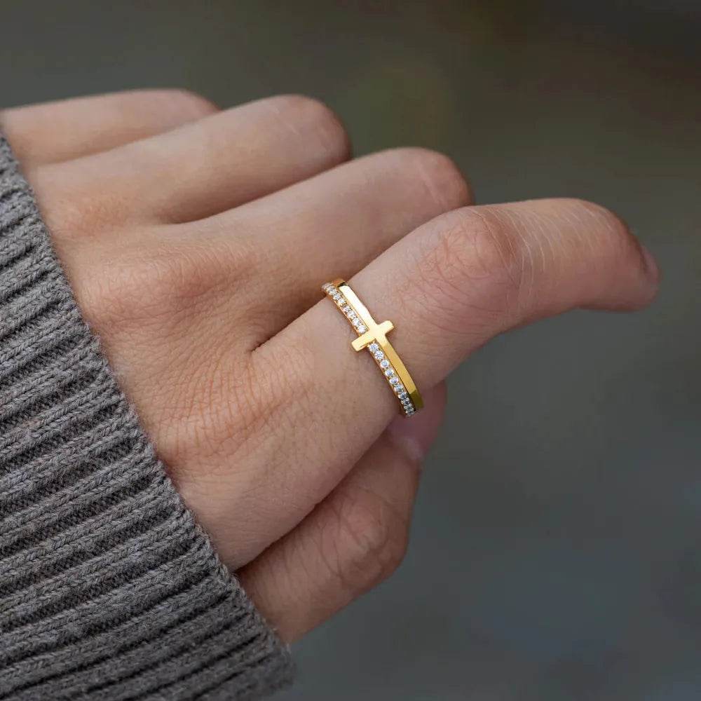 ✝️ 925 Sterling Silver Cross Ring by Silver Vogue ✝️ - Patelcreations