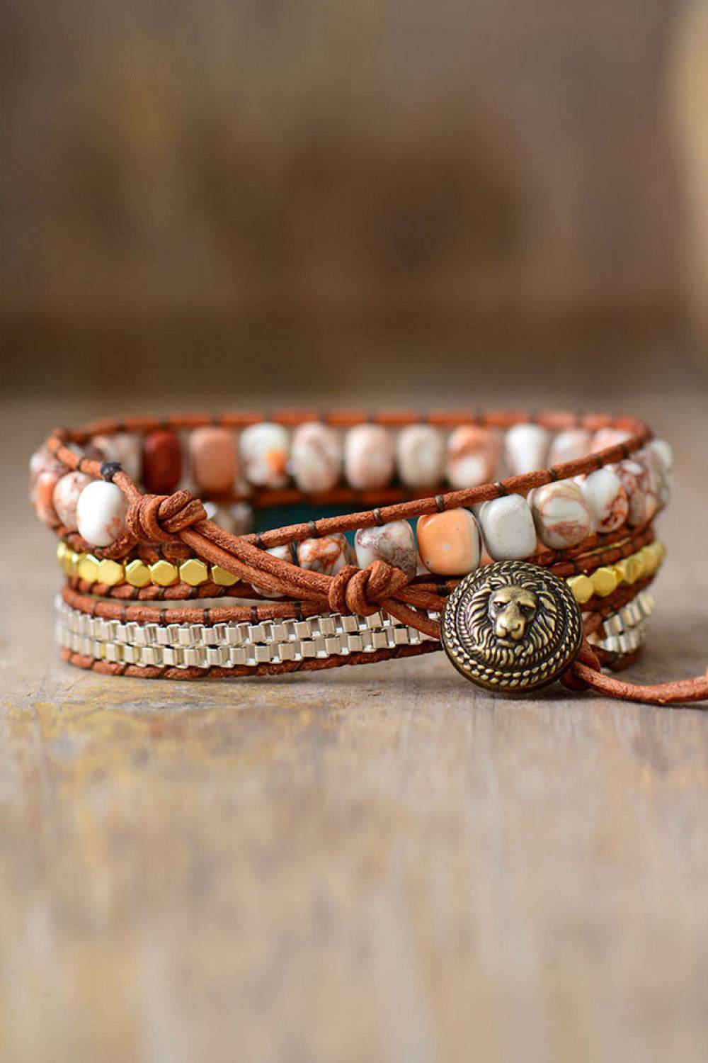 Handmade Natural Stone Copper Bracelet - Turquoise Southwestern Luxury - Patelcreations