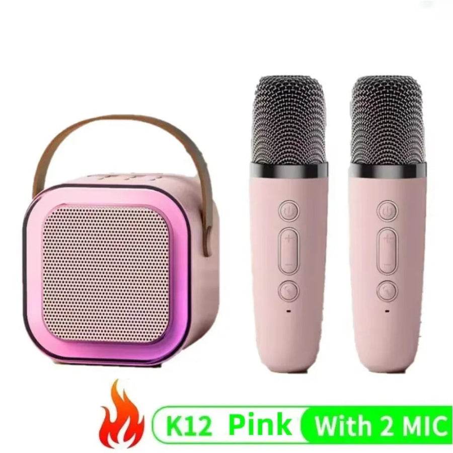 2025 K12 Wireless Microphone Karaoke Machine Bluetooth Connection Suitable For Family Parties Party Singing Gifts For Children - Patelcreations