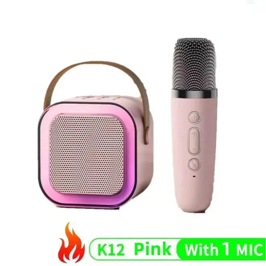 2025 K12 Wireless Microphone Karaoke Machine Bluetooth Connection Suitable For Family Parties Party Singing Gifts For Children - Patelcreations