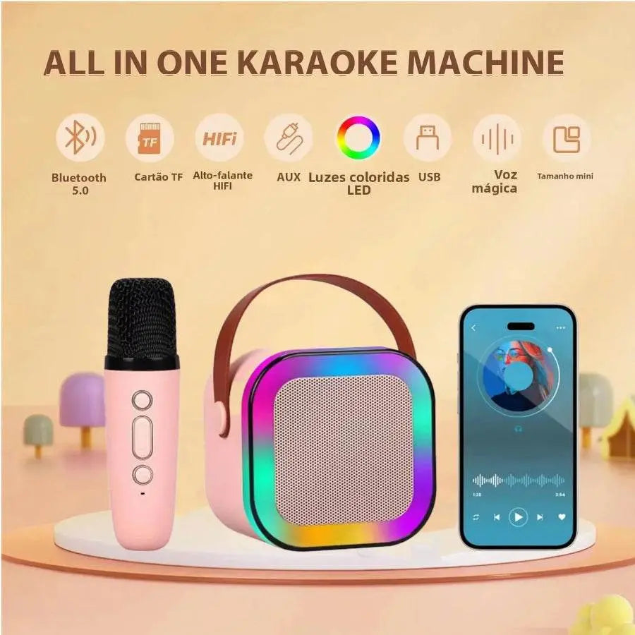 2025 K12 Wireless Microphone Karaoke Machine Bluetooth Connection Suitable For Family Parties Party Singing Gifts For Children - Patelcreations