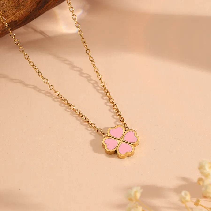 Lucky Clover Jewelry - Waterproof 18K Gold Plated Stainless Steel - 6 Colors - Patelcreations