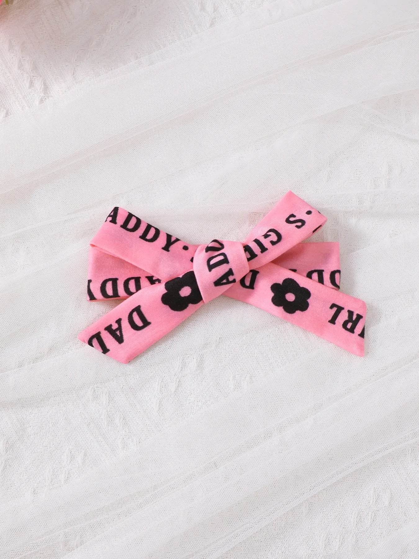 Daddy's Girl Three-Piece Set - Pink Ruffled Top, Shorts & Headband - Patelcreations