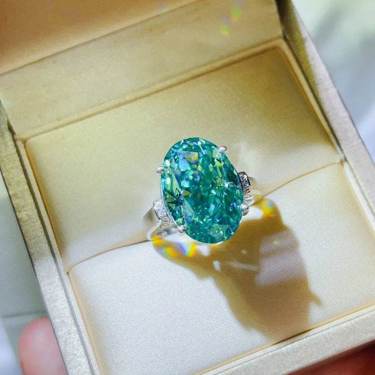 5 Carat Moissanite 925 Sterling Silver Ring - Patelcreations