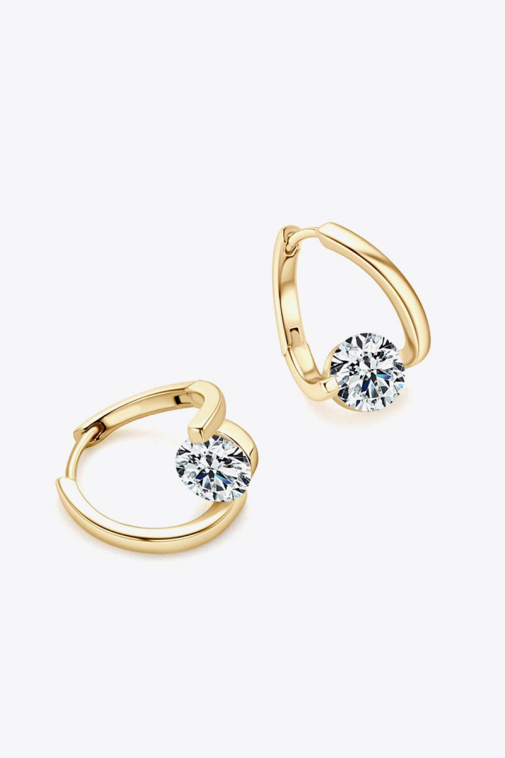 2 Carat Moissanite 925 Sterling Silver Heart Earrings - Certified Premium Jewelry - Patelcreations