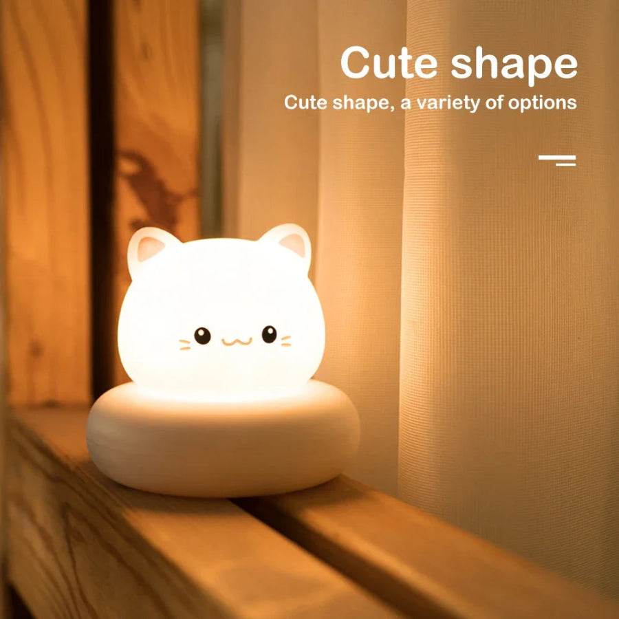 Cute Clever Cat Night Light - Patelcreations