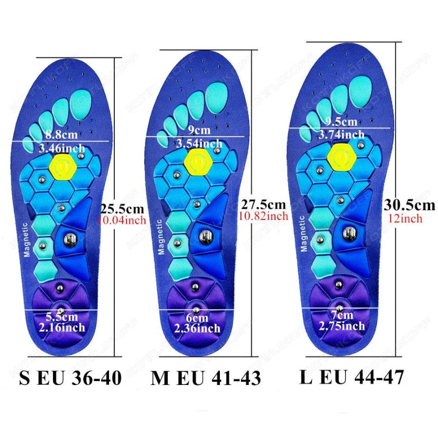 Medical Magnetic Therapy Sports Insoles - Patelcreations