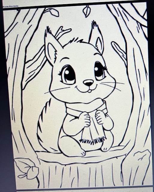 Toddlers Coloring Book - 184 Pages of Simple Fun Designs - Digital Download - Patelcreations