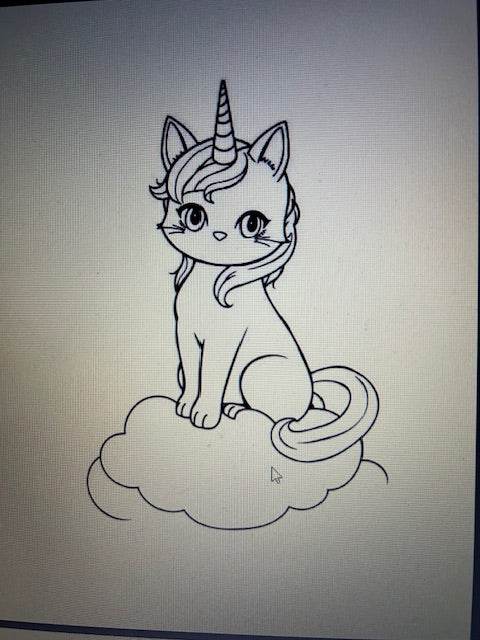 Simple Cats Coloring Book - 40 Pages of Playful Cat Designs - Digital Download - Patelcreations