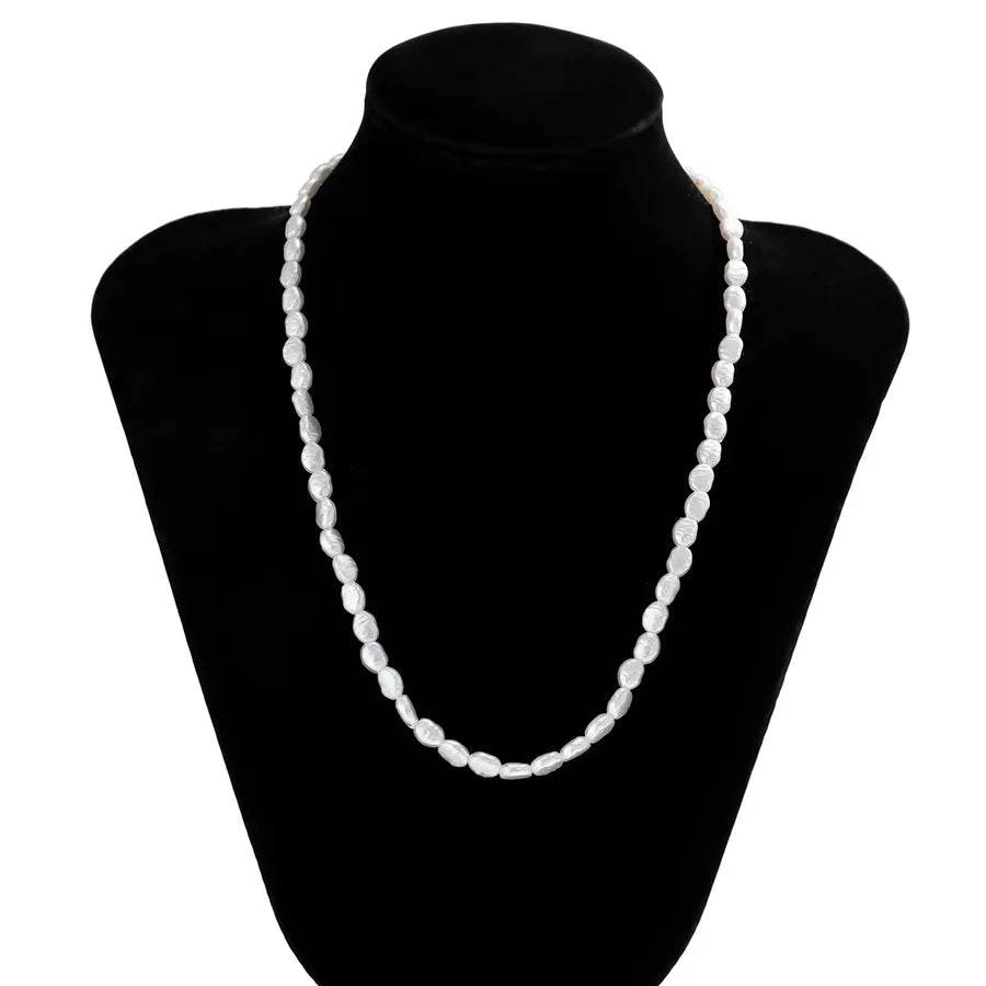 Trendy Baroque Pearl Necklace - Irregular Natural Pearl Choker - Patelcreations